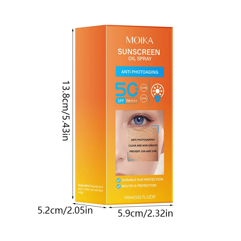 Protector Solar en Spray Hidratante y Ligero