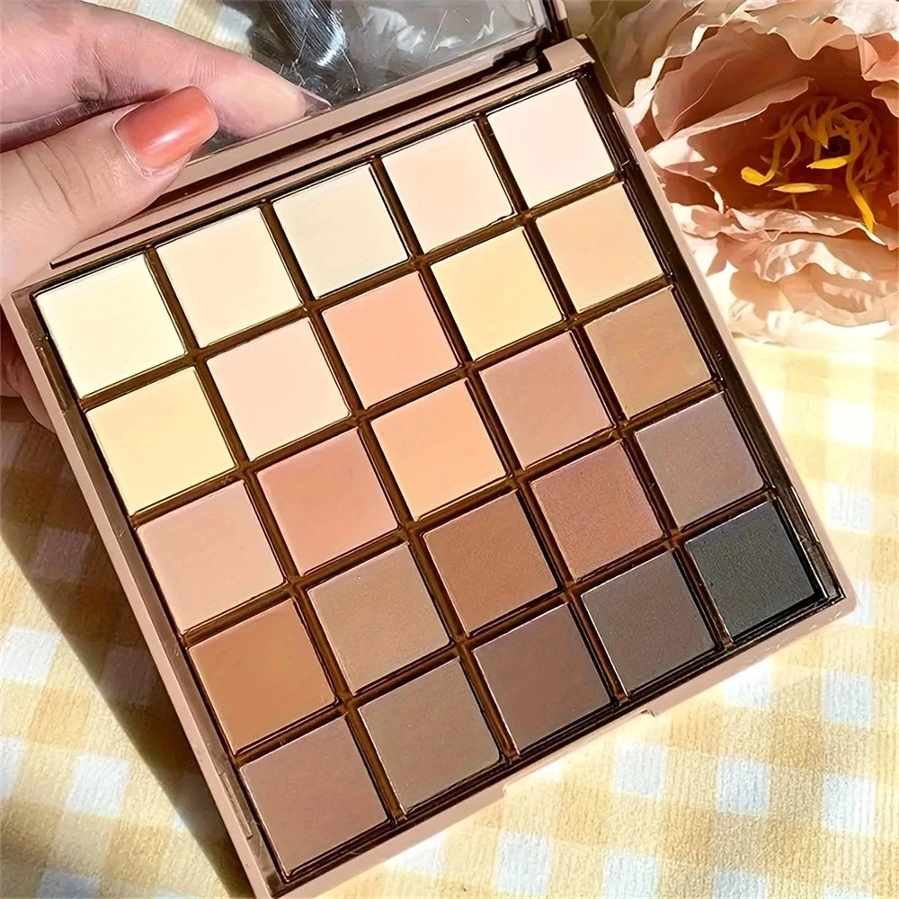 Paleta de Sombras 25 Colores Tonos Tierra