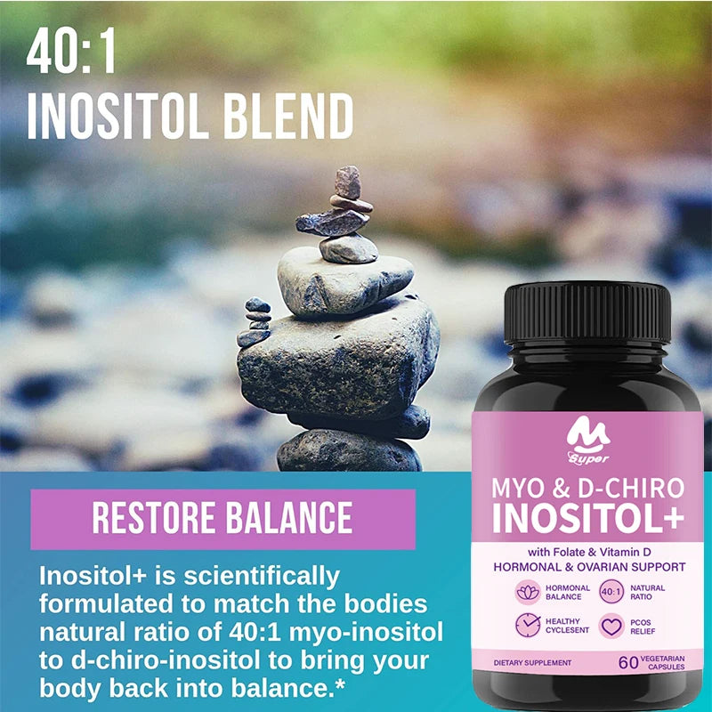 Inositol con Ácido Fólico y Vitamina D