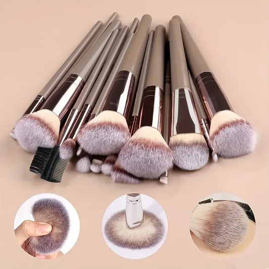 Set de Brochas Profesionales de Maquillaje