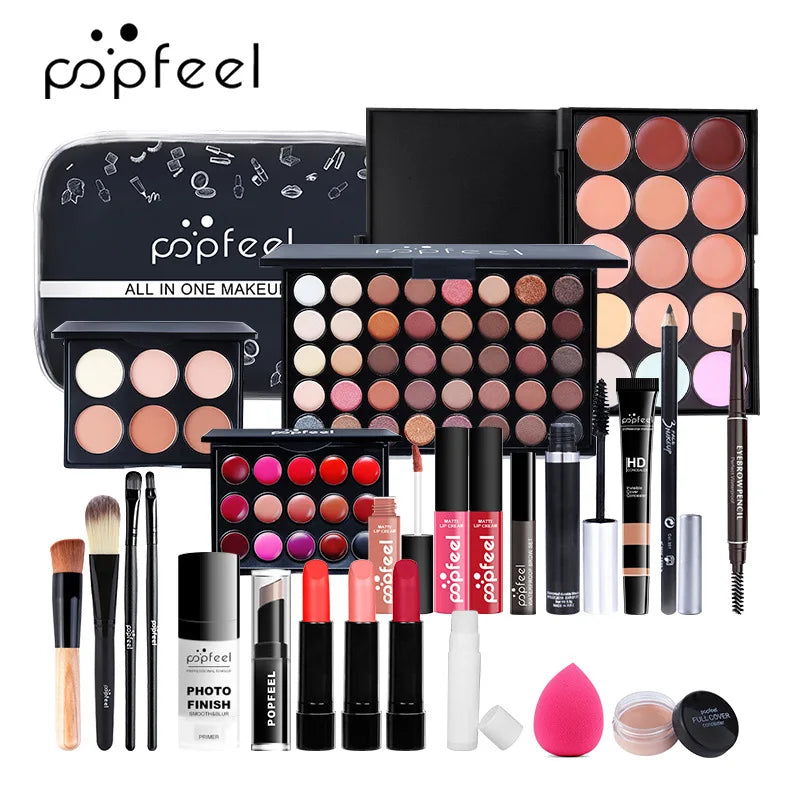 Kit Completo de Maquillaje POPFEEL All-in-One