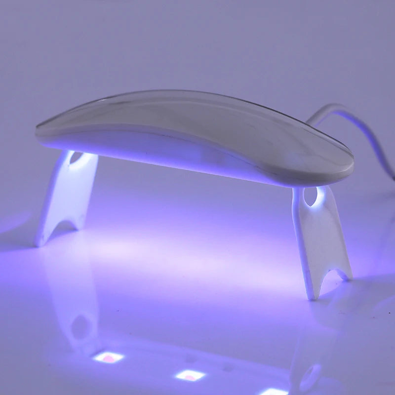 Lámpara UV/LED Portátil Recargable para Uñas