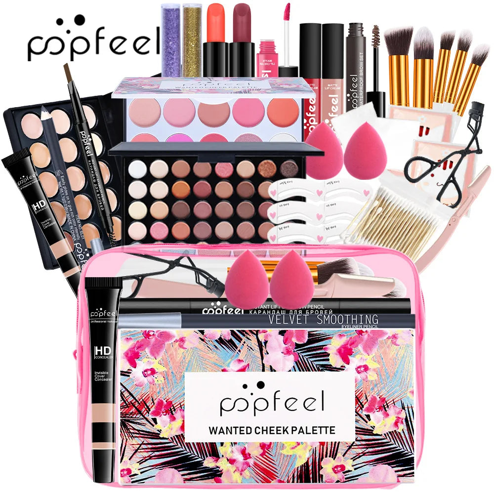 Kit Completo de Maquillaje POPFEEL All-in-One