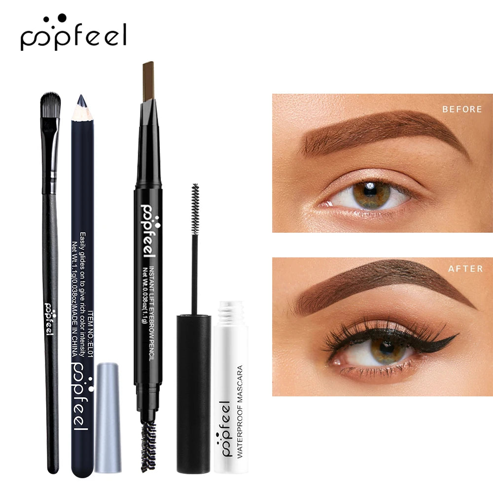 Kit de Ojos POPFEEL – Sombras, Delineador y Más