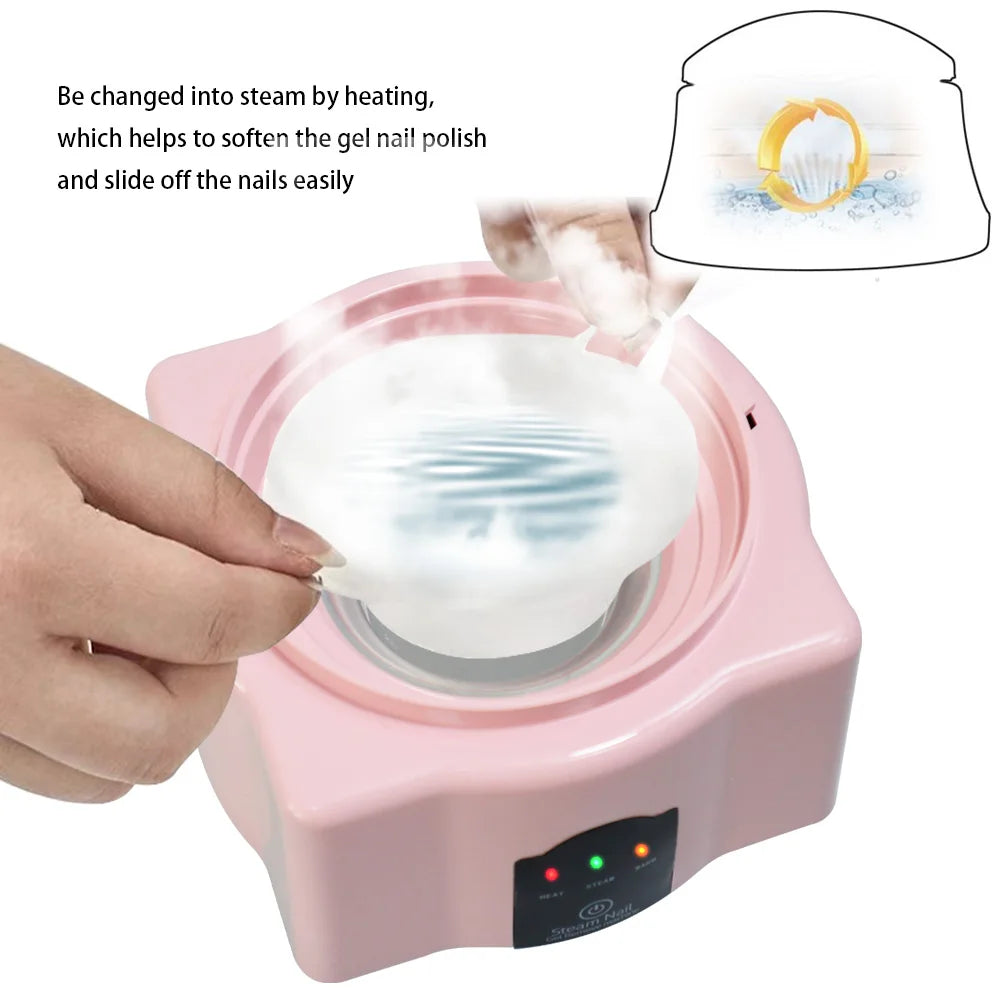 Removedor de Gel a Vapor Eléctrico para Uñas