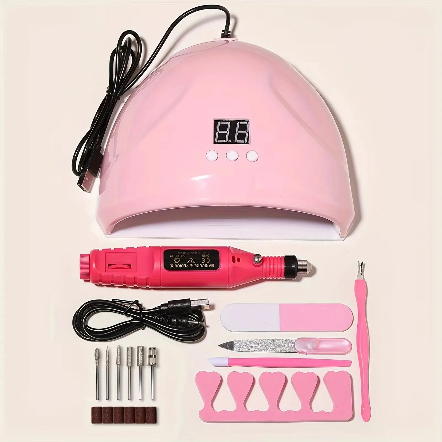Kit Profesional Torno + Lámpara UV/LED LINMANDA
