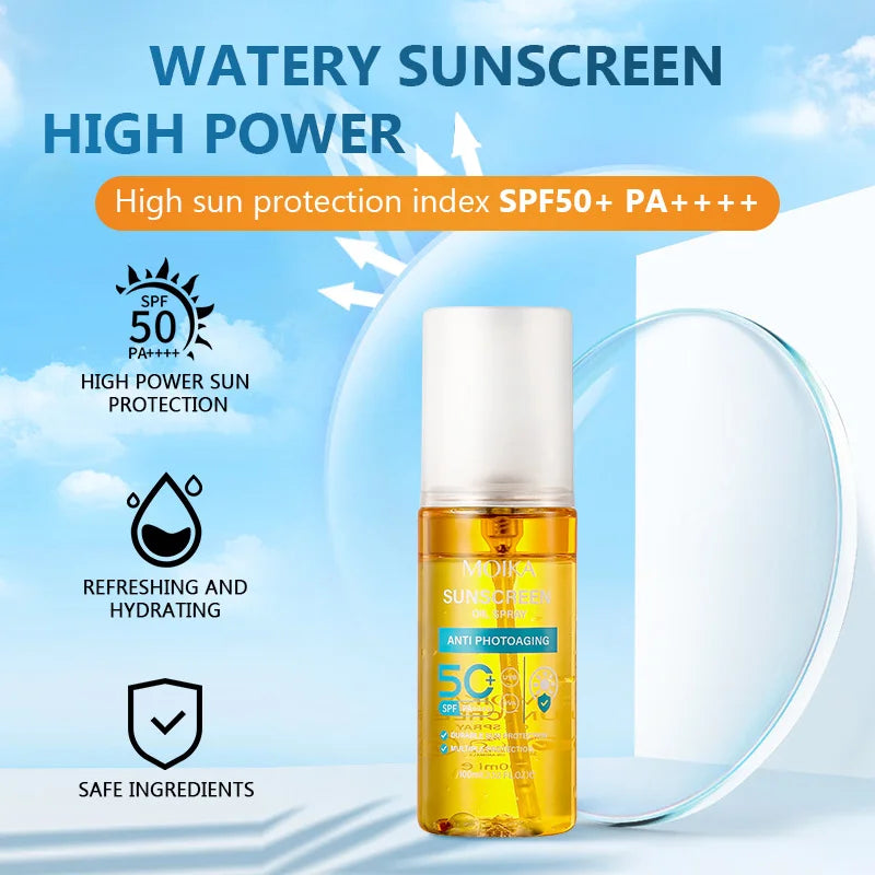 Protector Solar en Spray Hidratante y Ligero