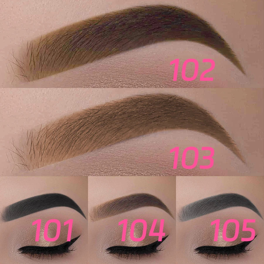 Lápiz de Cejas 2 en 1 Waterproof 5 Colores