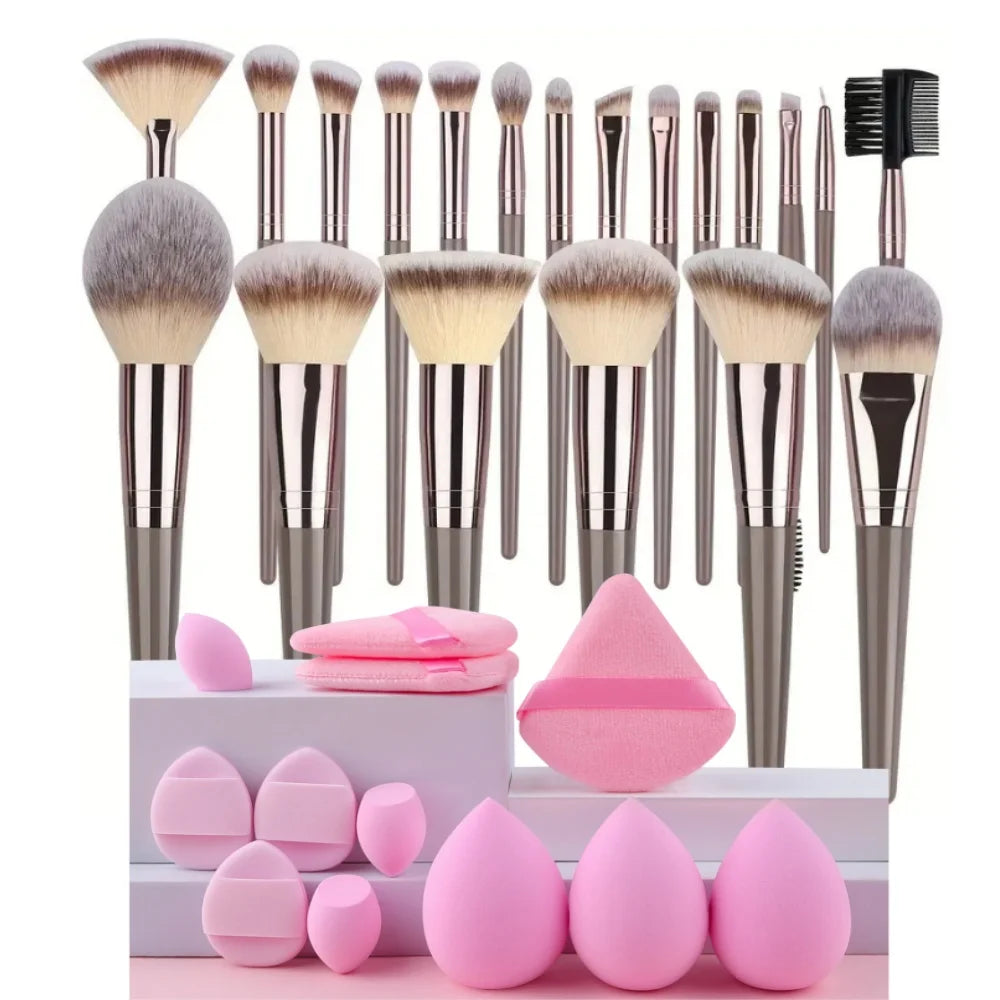 Set de Brochas Profesionales de Maquillaje