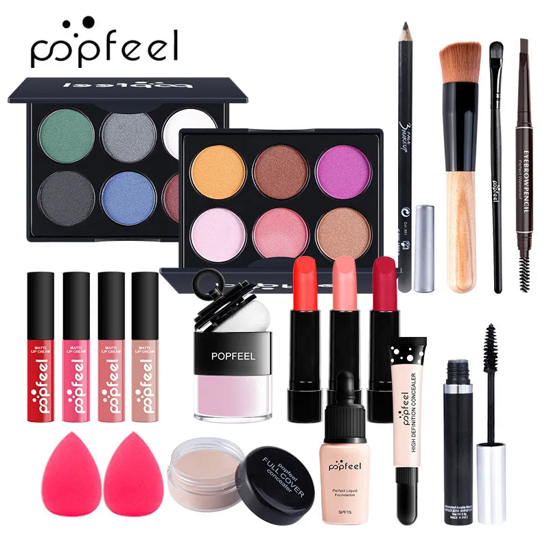 Kit Completo de Maquillaje POPFEEL All-in-One