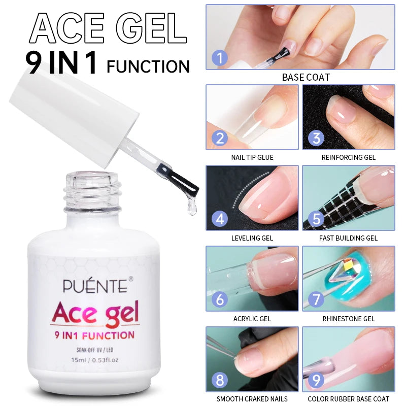 Pegamento Gel para Extensiones de Uñas 15ml