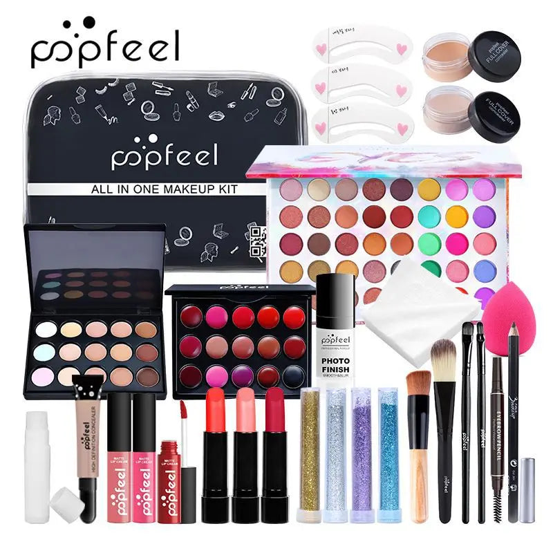 Kit Completo de Maquillaje POPFEEL All-in-One