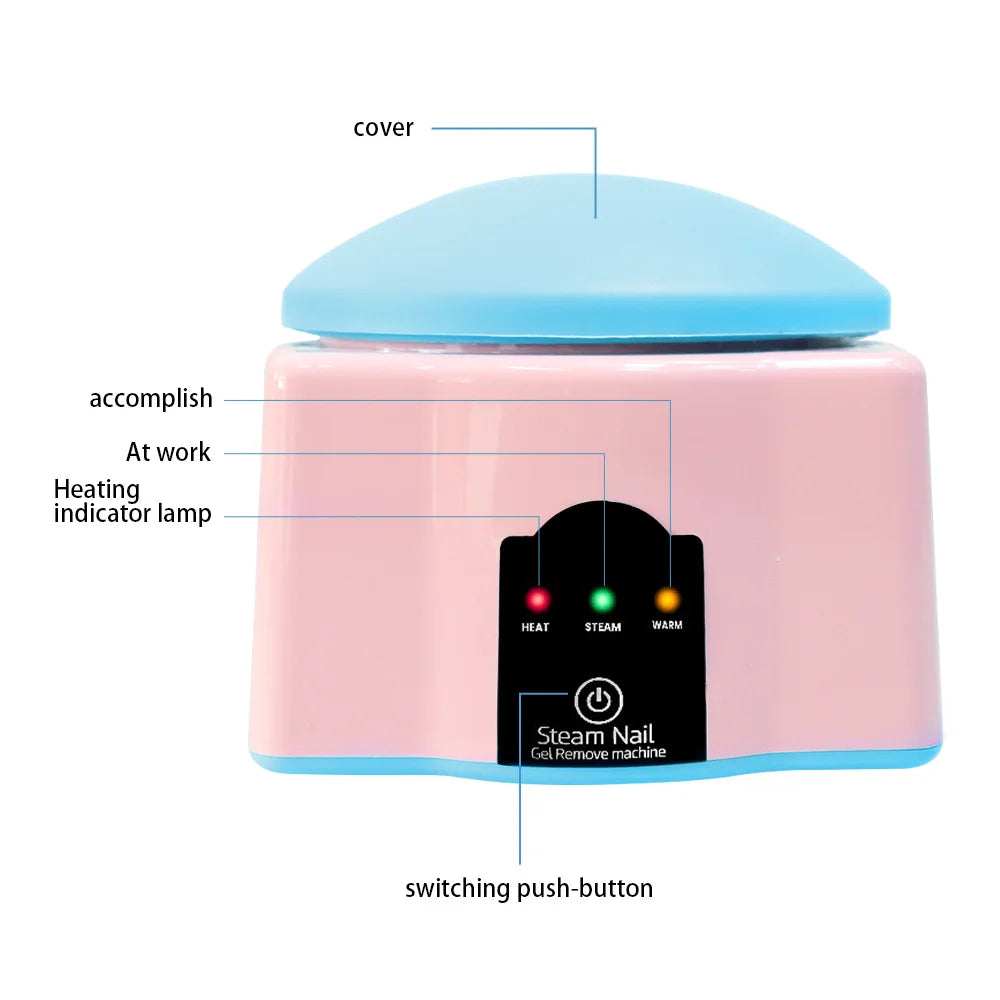 Removedor de Gel a Vapor Eléctrico para Uñas