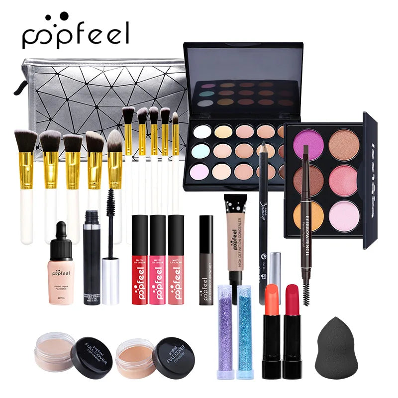 Kit Completo de Maquillaje POPFEEL All-in-One