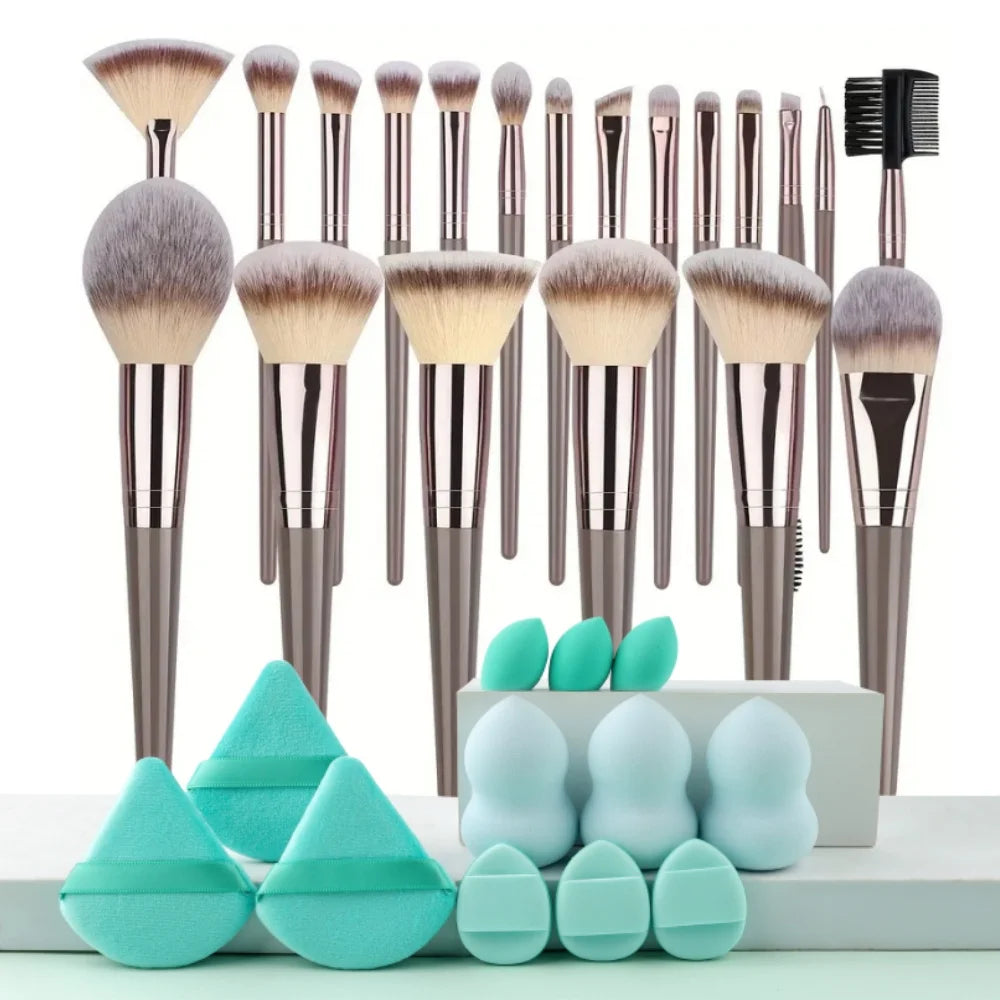 Set de Brochas Profesionales de Maquillaje