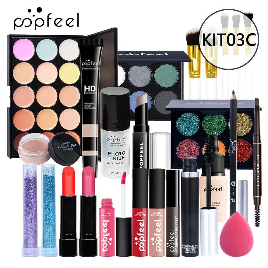 Kit Completo de Maquillaje POPFEEL All-in-One