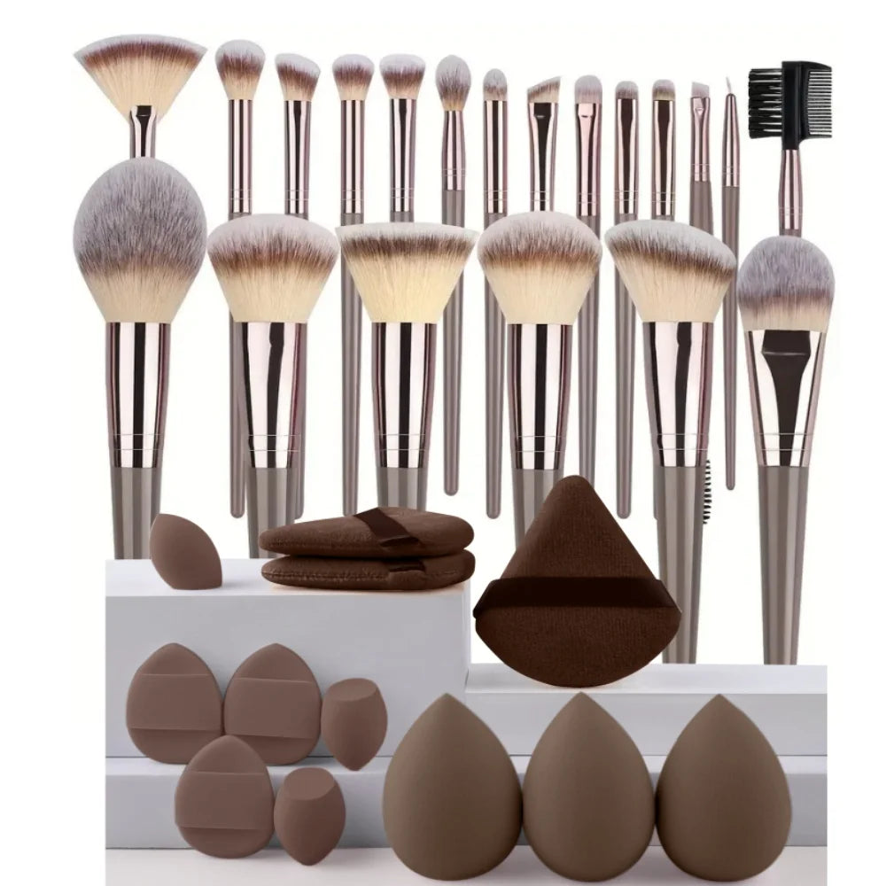 Set de Brochas Profesionales de Maquillaje