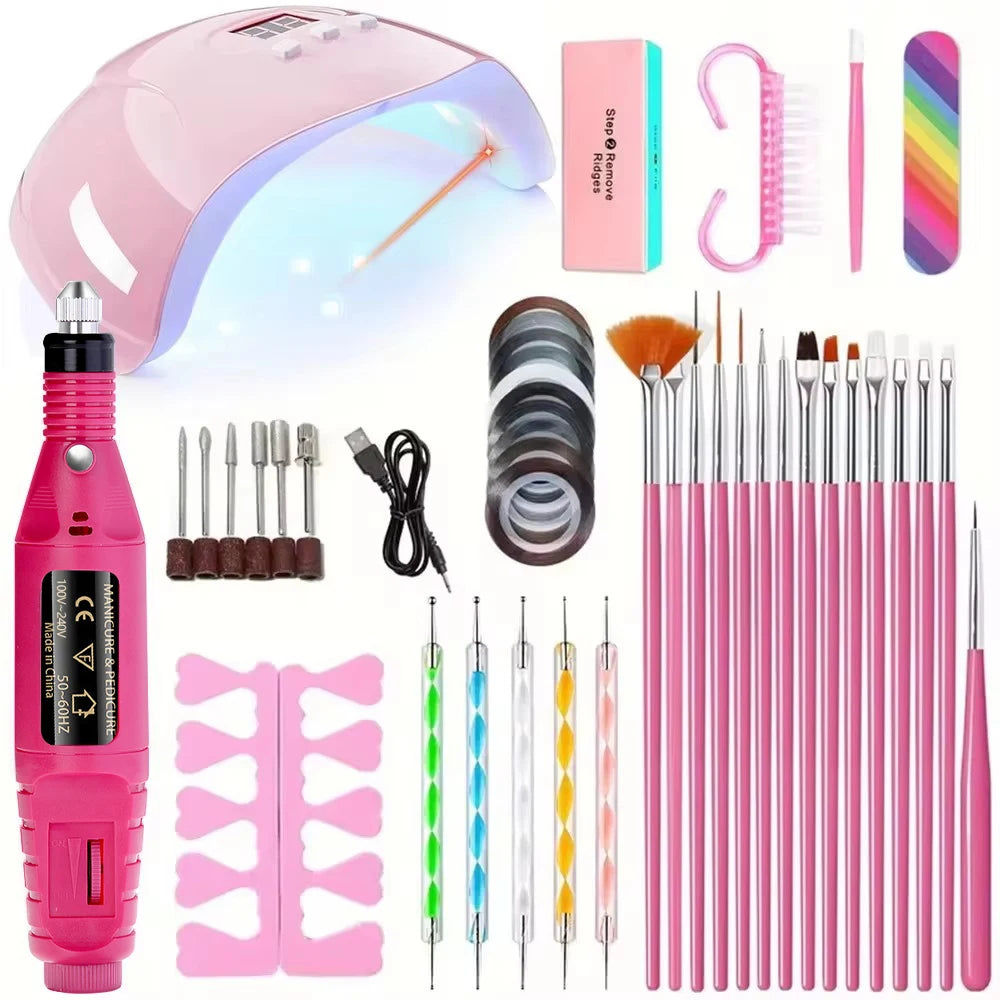 Kit Profesional Torno + Lámpara UV/LED LINMANDA