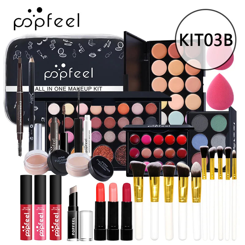 Kit Completo de Maquillaje POPFEEL All-in-One
