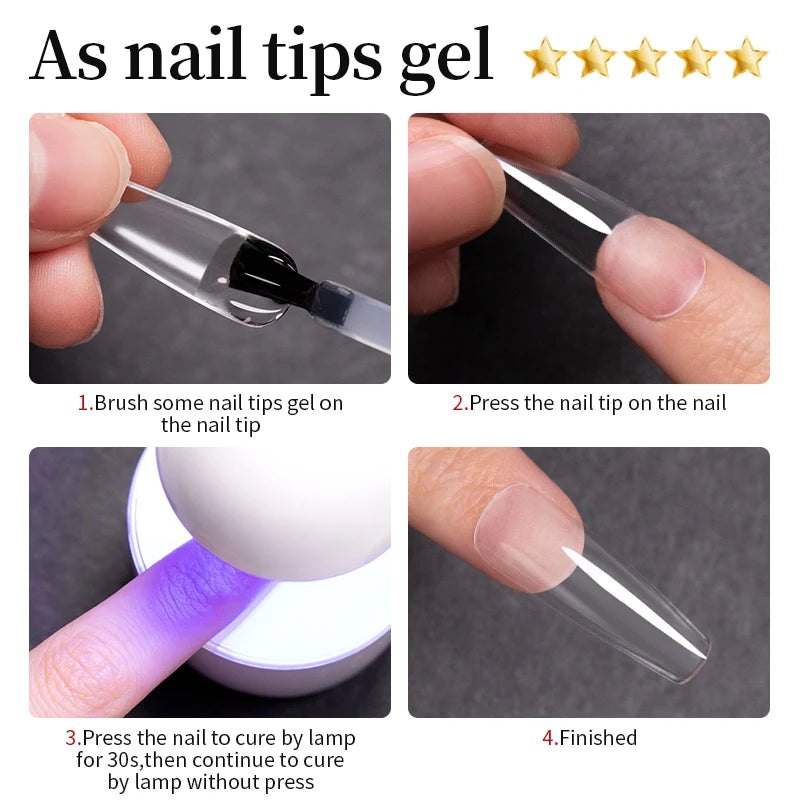 Pegamento Gel para Extensiones de Uñas 15ml