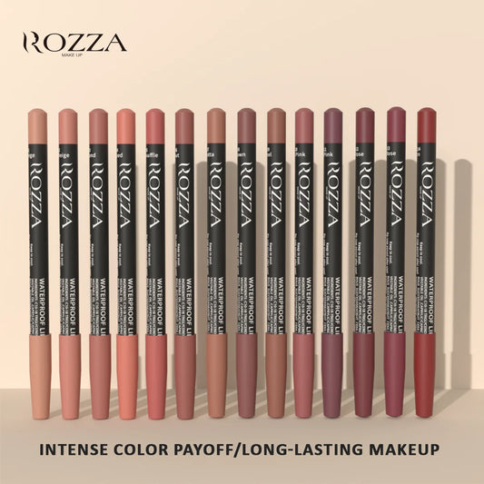 Set de Delineadores de Labios Waterproof Rozza