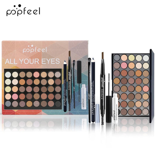 Kit de Ojos POPFEEL – Sombras, Delineador y Más