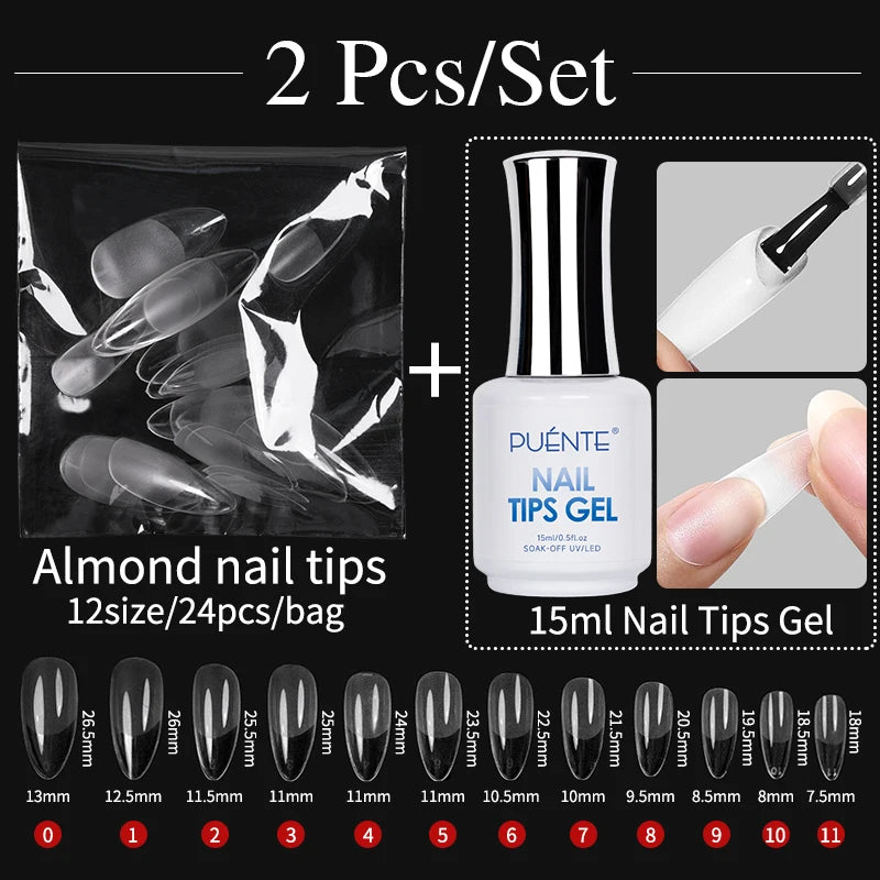 Pegamento Gel para Extensiones de Uñas 15ml