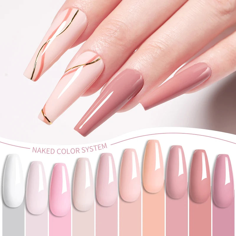 Kit de Esmaltes Gel Rosa LILYCUTE x6