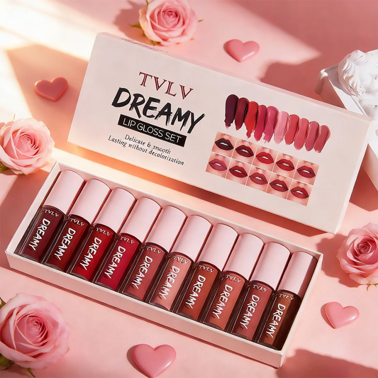 Set de 10 Labiales Velvet Waterproof