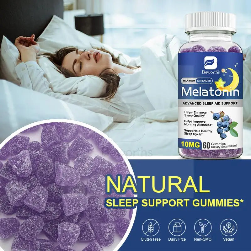 Gomitas de Melatonina 10mg para Dormir