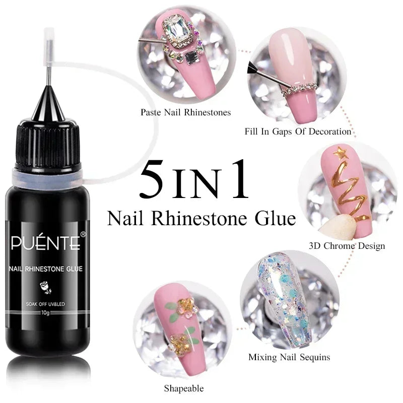 Pegamento Gel para Extensiones de Uñas 15ml