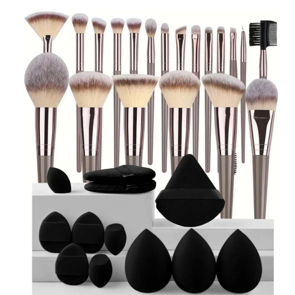 Set de Brochas Profesionales de Maquillaje