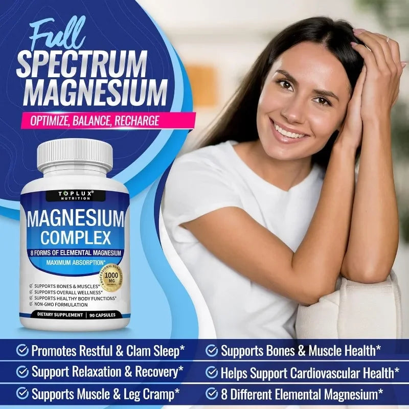 Complejo de Magnesio 90 Cápsulas