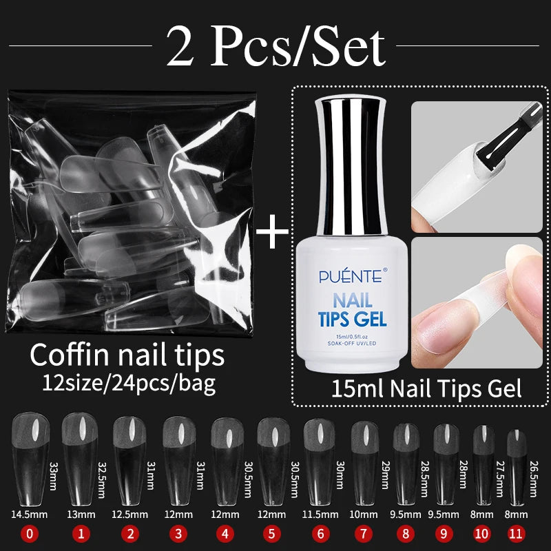 Pegamento Gel para Extensiones de Uñas 15ml