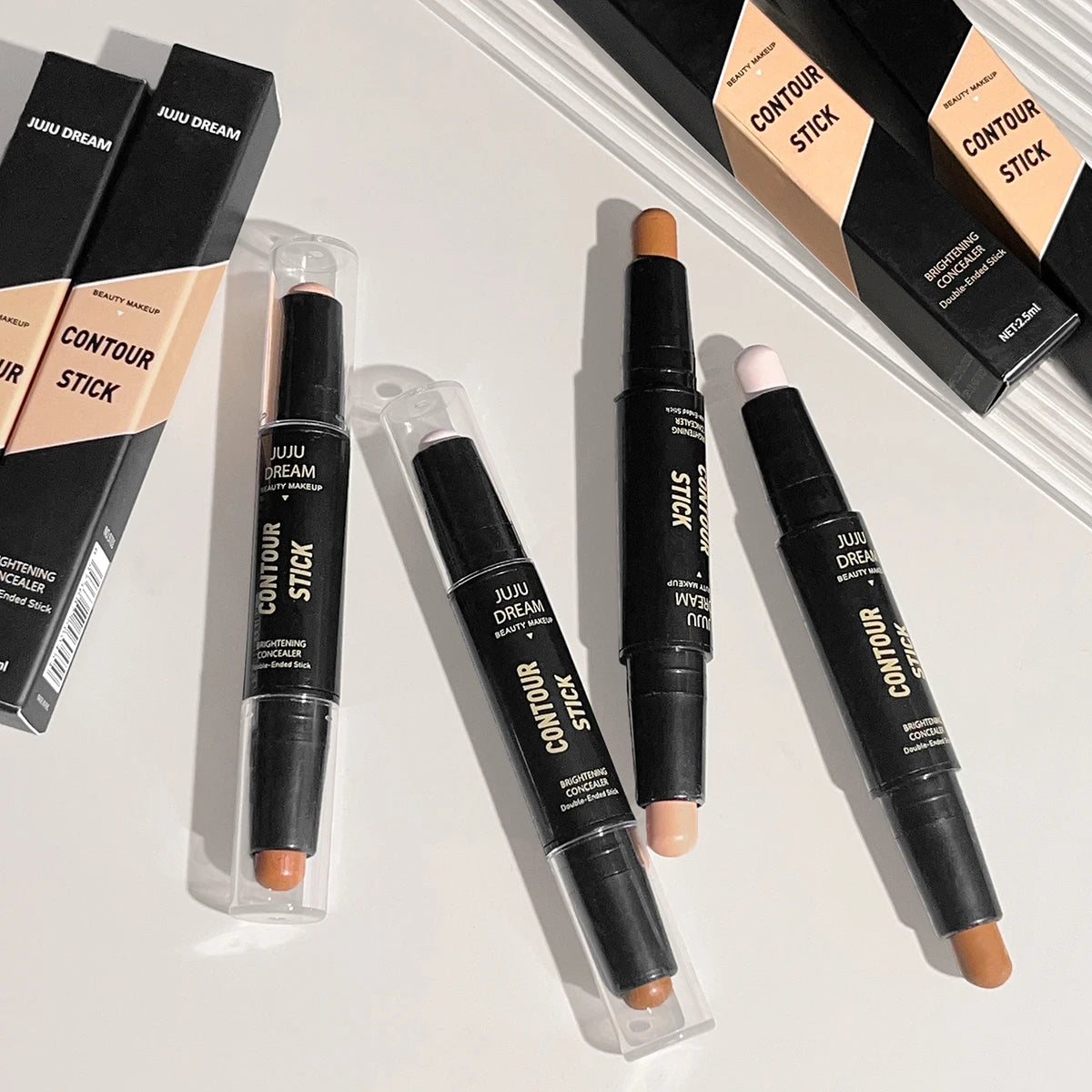 Contorno Doble Punta – Corrector y Contouring