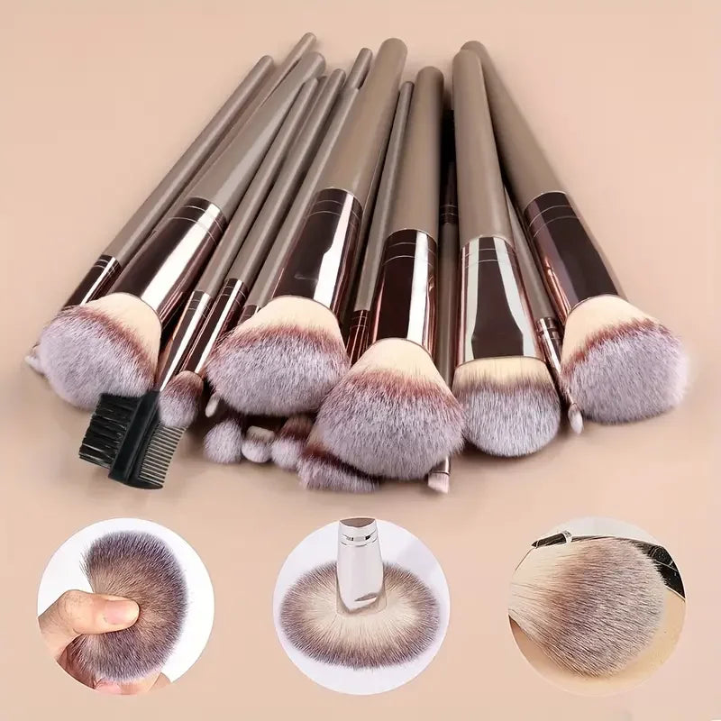Set de Brochas Profesionales de Maquillaje