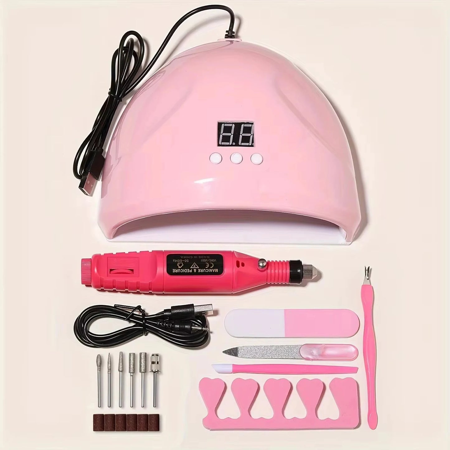 Kit Profesional Torno + Lámpara UV/LED LINMANDA