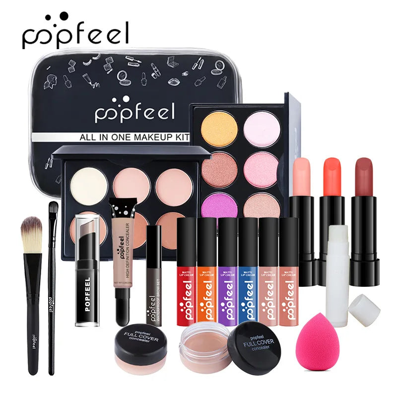 Kit Completo de Maquillaje POPFEEL All-in-One