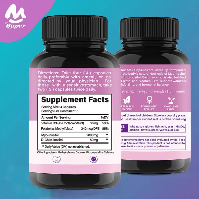 Inositol con Ácido Fólico y Vitamina D