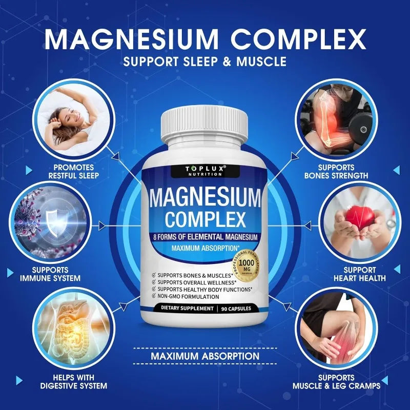 Complejo de Magnesio 90 Cápsulas
