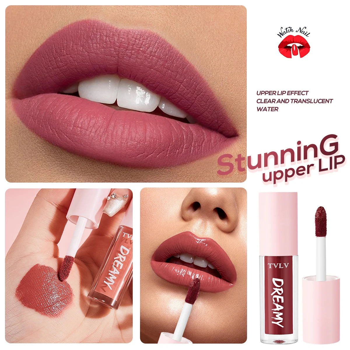 Set de 10 Labiales Velvet Waterproof