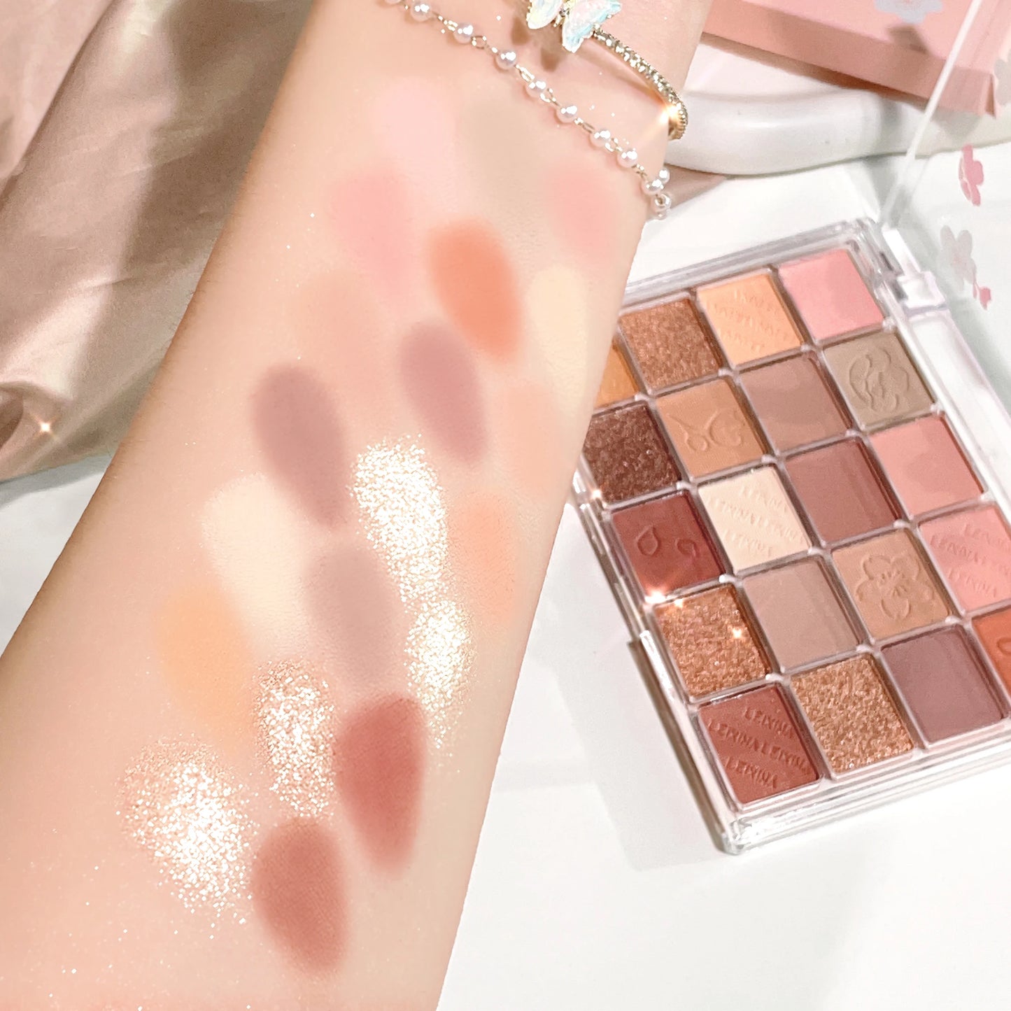 Paleta de Sombras 20 Colores Tonos Café