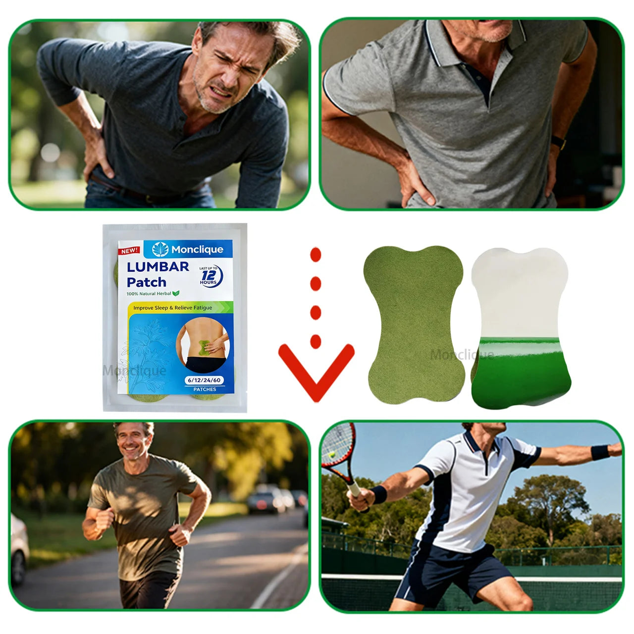 Parche de Masaje Lumbar y Cervical