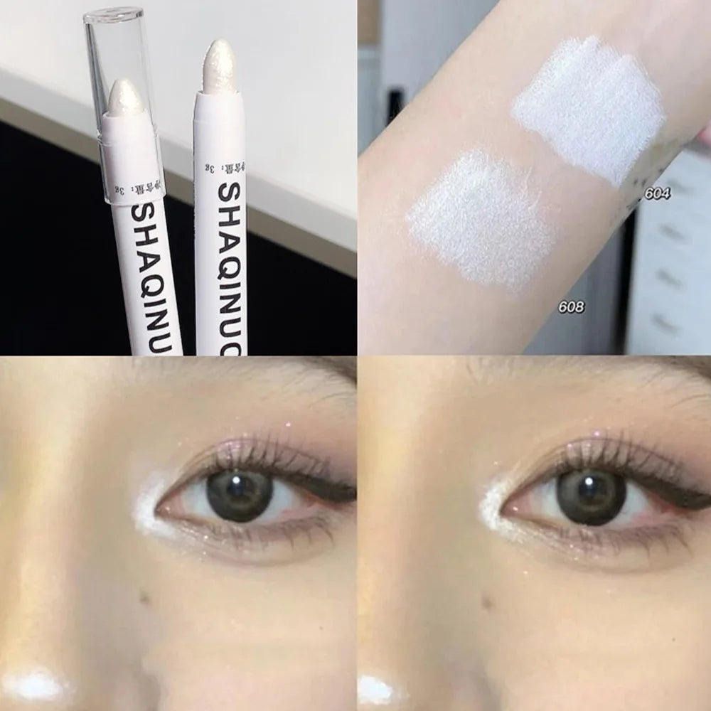 Lápiz Sombra Matte + Delineador Blanco Shimmer