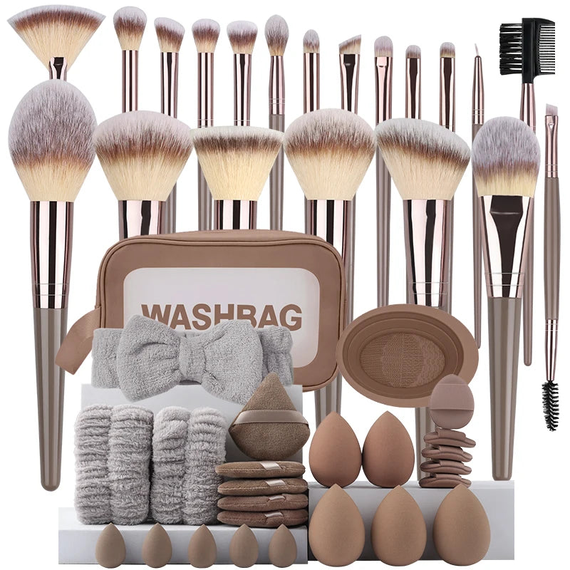 Set de Brochas Profesionales de Maquillaje