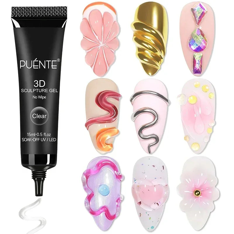 Pegamento Gel para Extensiones de Uñas 15ml