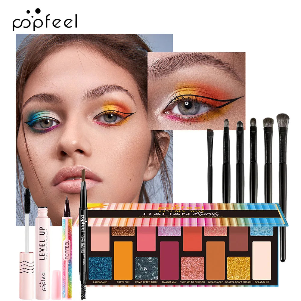Kit Completo de Maquillaje POPFEEL All-in-One