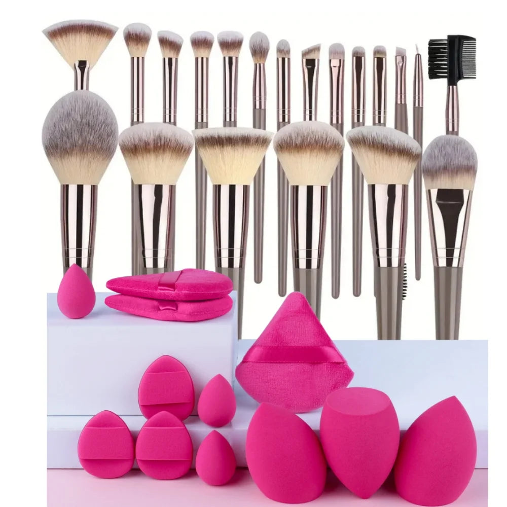 Set de Brochas Profesionales de Maquillaje