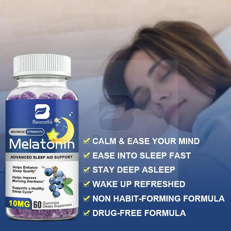 Gomitas de Melatonina 10mg para Dormir