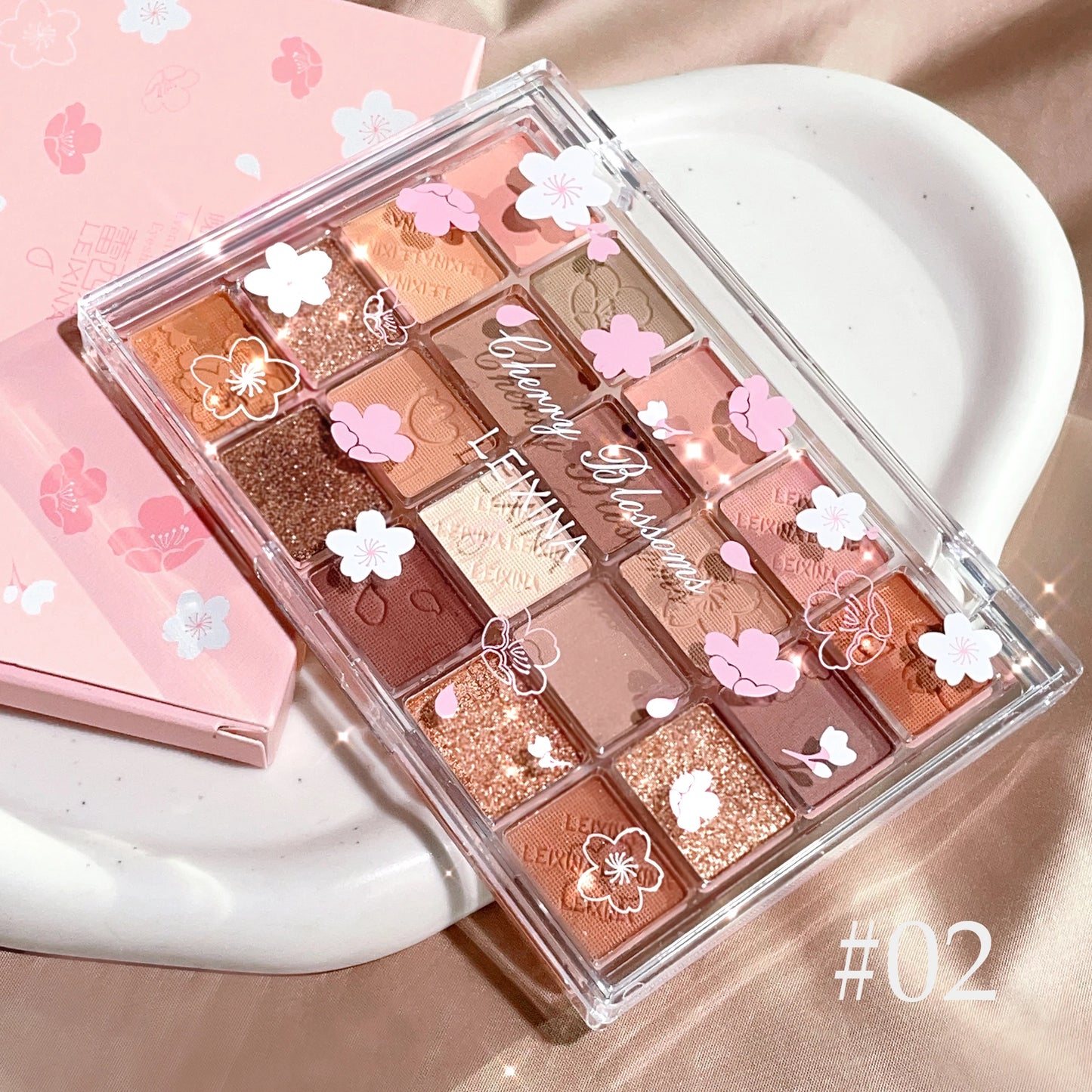 Paleta de Sombras 20 Colores Tonos Café